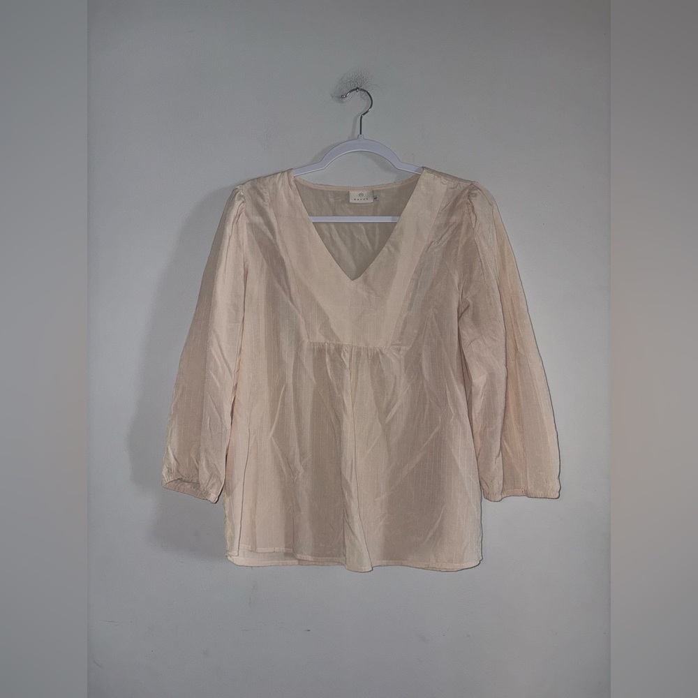 Kaffe | Cream Blouse